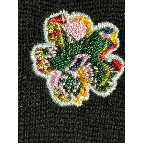 Ted Baker London Lightweight Black Wool Sweater Size 3(s/m) Old money MSRP $175 - Picture 2 of 11